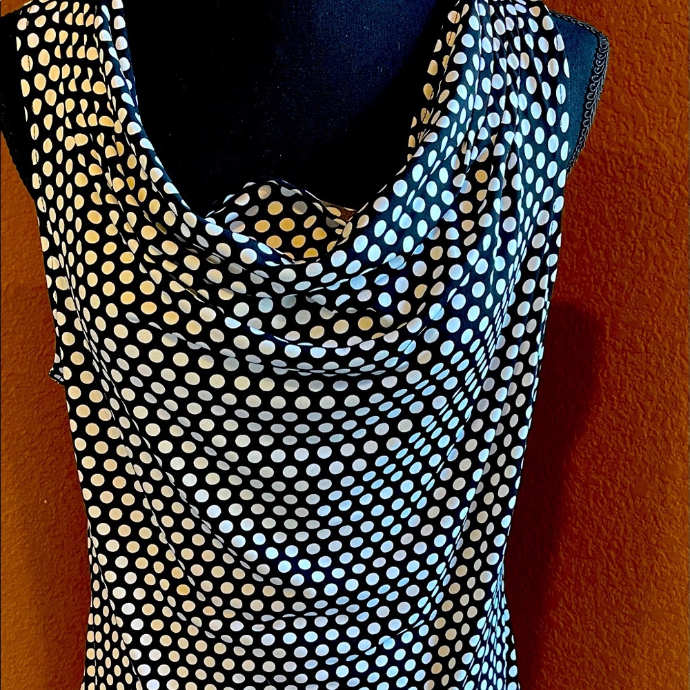 Calvin Klein sleeveless cowl neck top